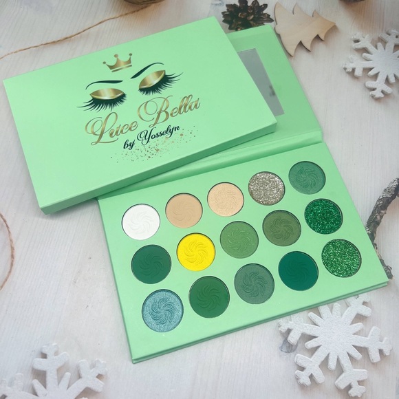 Eyeshadow pallet 18 colors Vegan cruelty free Highpigments waterproof - Picture 3 of 5